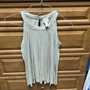 Chicos suede top size 0